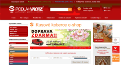 Desktop Screenshot of kusove-koberce.cz