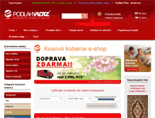 Tablet Screenshot of kusove-koberce.cz